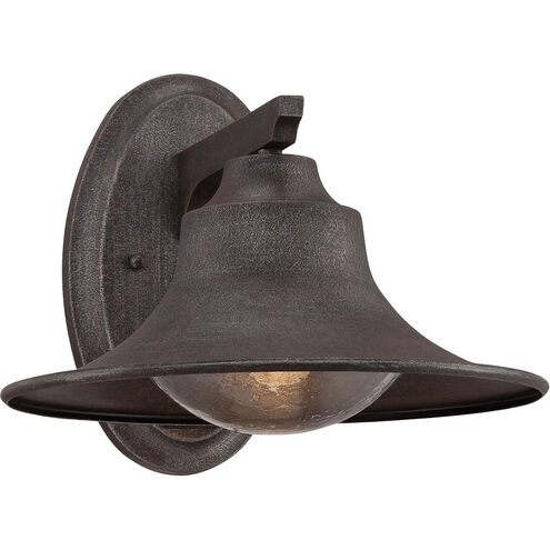 Trent 1 Light 10 inch Artisan Rust Outdoor Wall Lantern