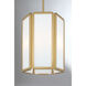 Leeds 3 Light 12 inch Warm Brass Pendant Ceiling Light