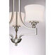 Terrell 3 Light 18 inch Satin Nickel Semi-Flush Ceiling Light
