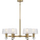 Hanover 6 Light 32 inch Warm Brass Chandelier Ceiling Light, Essentials