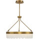Landon LED 27 inch Warm Brass Pendant Ceiling Light