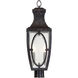 Shelton 2 Light 25 inch English Bronze with Gold Outdoor Post Lantern