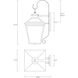 Ellijay Outdoor Wall Lantern in Black