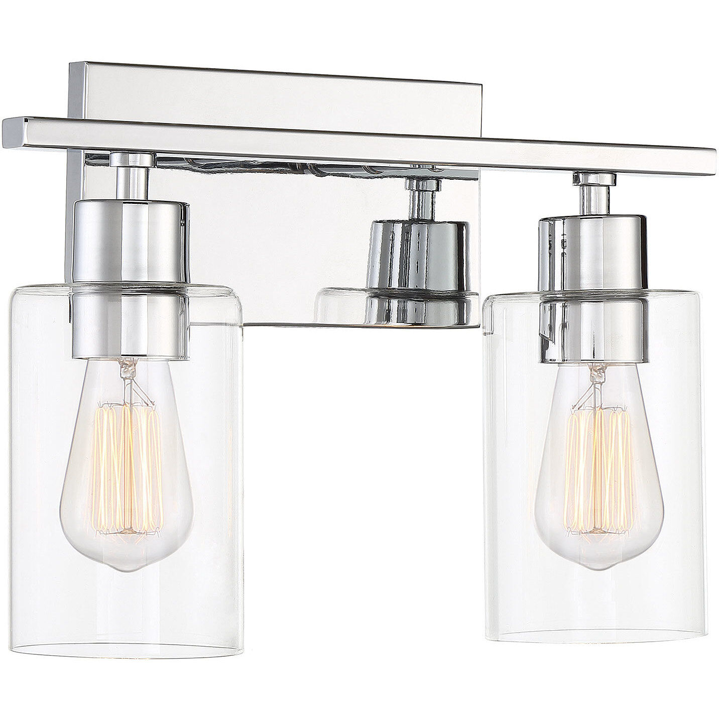 Lambert 2 Light 13.25 inch Polished Chrome Bathroom Vanity Light Wall Light