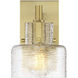 Dover Wall Sconce Wall Light in Warm Brass