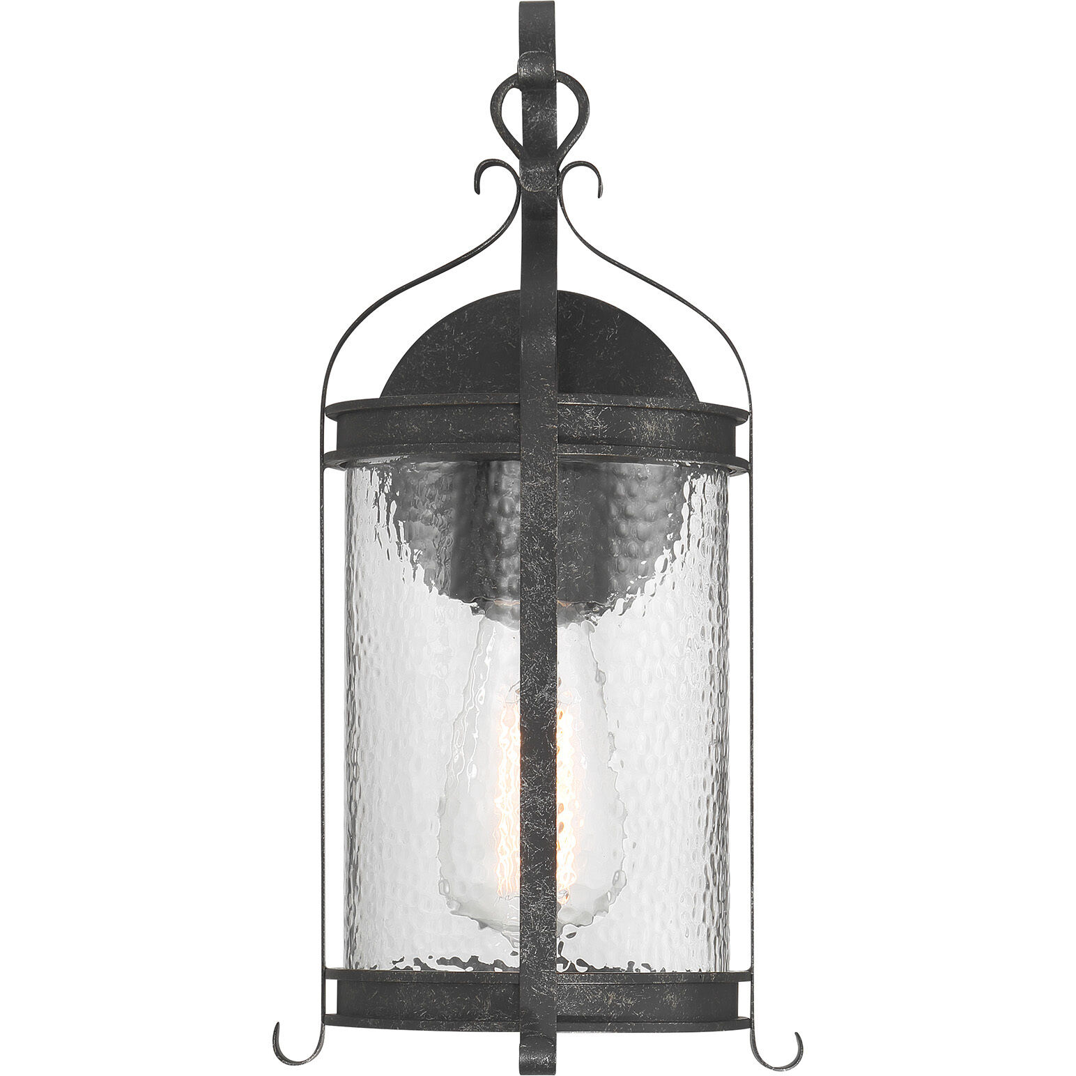 Preston 1 Light 14.13 inch Iron Oxide Outdoor Wall Lantern
