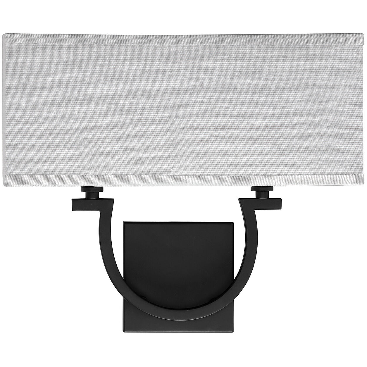 Rhodes 2 Light 14 inch Matte Black ADA Wall Sconce Wall Light, Essentials