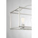 Palladian 5 Light 38 inch Satin Nickel Linear Chandelier Ceiling Light, Essentials