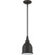 Vintage 1 Light 7 inch English Bronze Mini Pendant Ceiling Light
