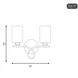 Woodbury 2 Light 14 inch Warm Brass Bathroom Vanity Light Wall Light