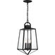 Inglewood 3 Light 9 inch Black Outdoor Hanging Lantern