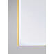 Paulding 60 X 42 inch Gold LED Mirror