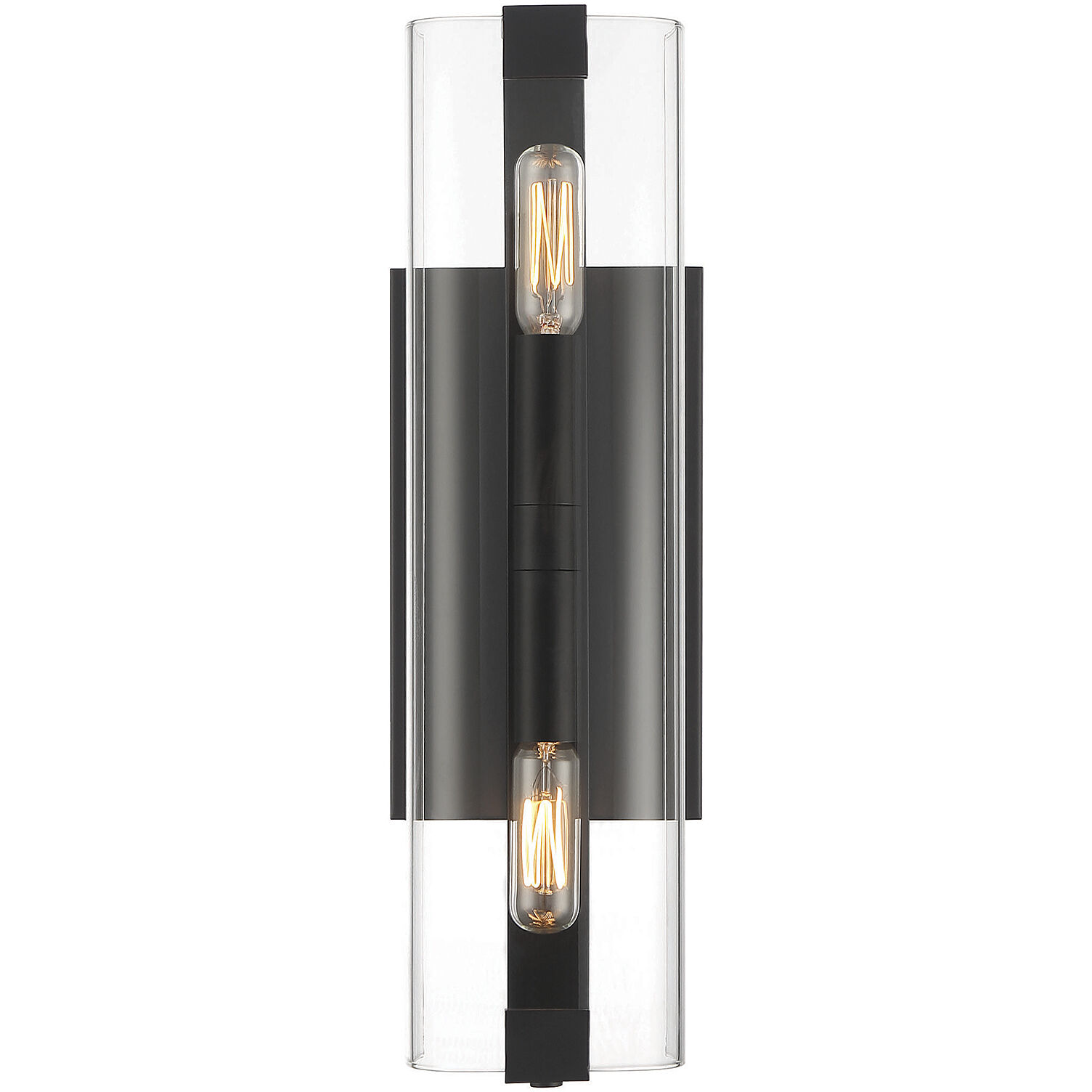 Winfield 2 Light 4.5 inch Matte Black Wall Sconce Wall Light, Essentials