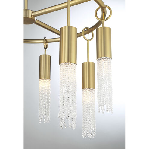 Chelsea 8 Light 28 inch Warm Brass Chandelier Ceiling Light