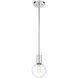 Wright 1 Light 5.75 inch Polished Chrome Mini-Pendant Ceiling Light