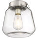 Mclean LED Satin Nickel Fan Light Kit