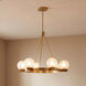Darien 6 Light 32 inch Warm Brass Chandelier Ceiling Light