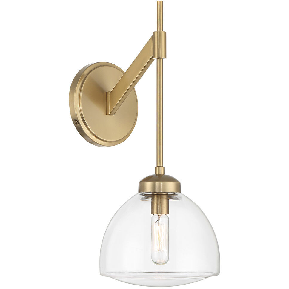 Corbin 1 Light 6.75 inch Warm Brass Sconce Wall Light