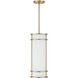 Porter 1 Light 8 inch Warm Brass Mini-Pendant Ceiling Light