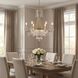 Claiborne 6 Light 33 inch Distressed Gold Chandelier Ceiling Light