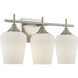 Octave 3 Light 21 inch Satin Nickel Bathroom Vanity Light Wall Light, Essentials