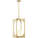 Harding 1 Light 16.5 inch Spun Gold Pendant Ceiling Light