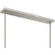 Baldwin 8 Light 44 inch Satin Nickel Linear Chandelier Ceiling Light, Essentials