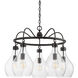 Pulaski 5 Light 28 inch Oiled Bronze Chandelier Ceiling Light