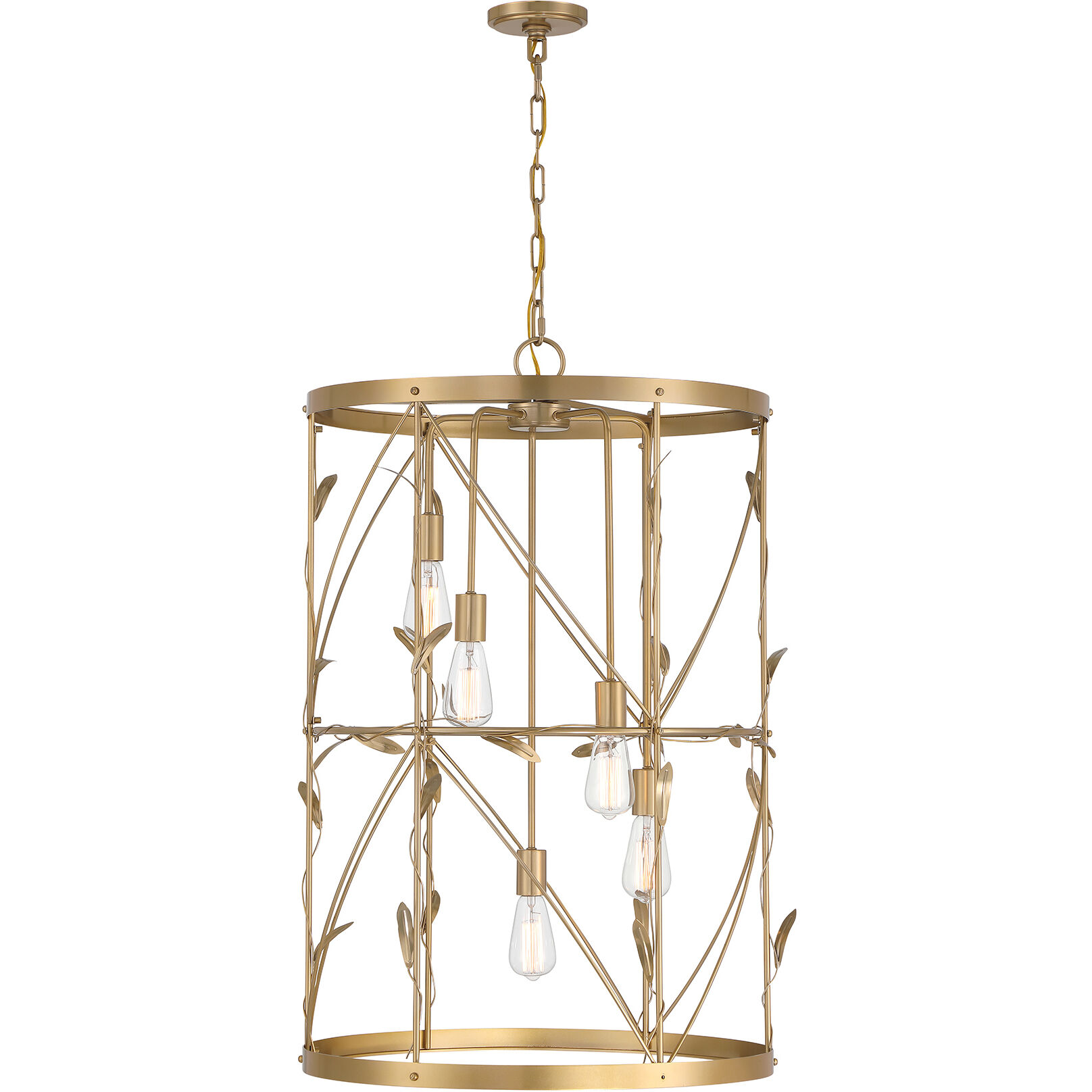 Lexington 5 Light 26 inch Burnished Brass Pendant Ceiling Light