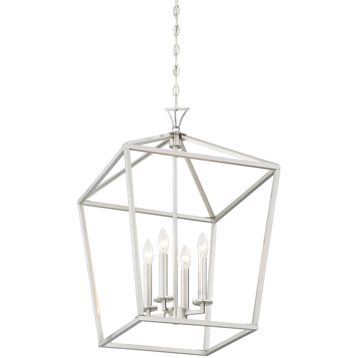 Townsend 4 Light 17 inch Satin Nickel Pendant Ceiling Light, Essentials
