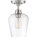 Octave 1 Light 8.00 inch Semi-Flush Mount