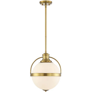 Westbourne 1 Light 13 inch Warm Brass Pendant Ceiling Light, Essentials