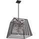Lakewood 5 Light 24 inch Bronze / Stainless Steel Pendant Ceiling Light
