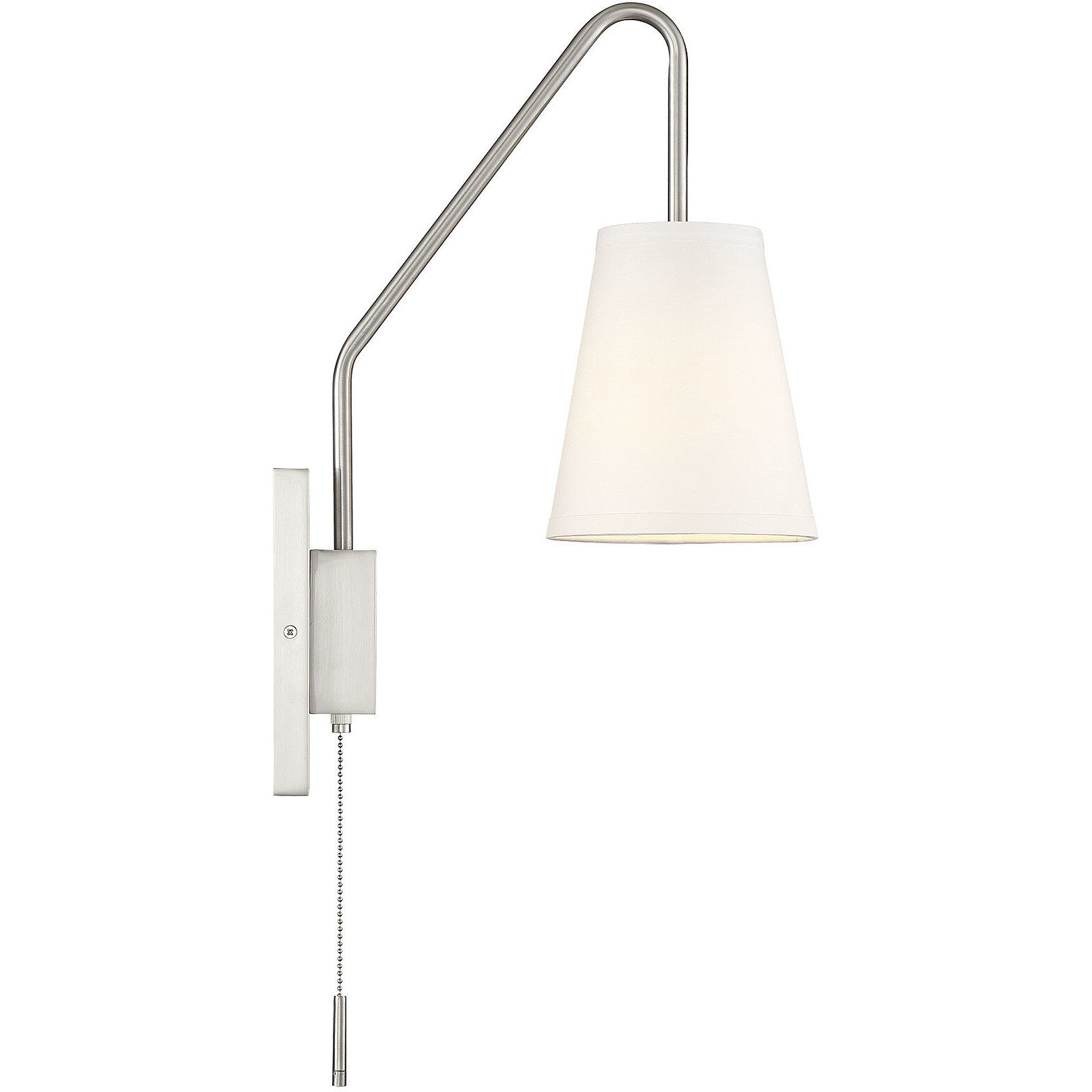 Owen 12 inch 60.00 watt Satin Nickel Adjustable Wall Sconce Wall Light, Essentials