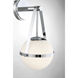 Polson 1 Light 8 inch Polished Chrome Wall Sconce Wall Light, Essentials