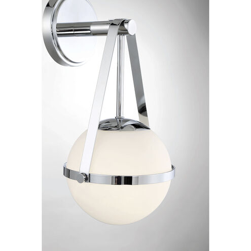 Polson 1 Light 8 inch Polished Chrome Wall Sconce Wall Light, Essentials