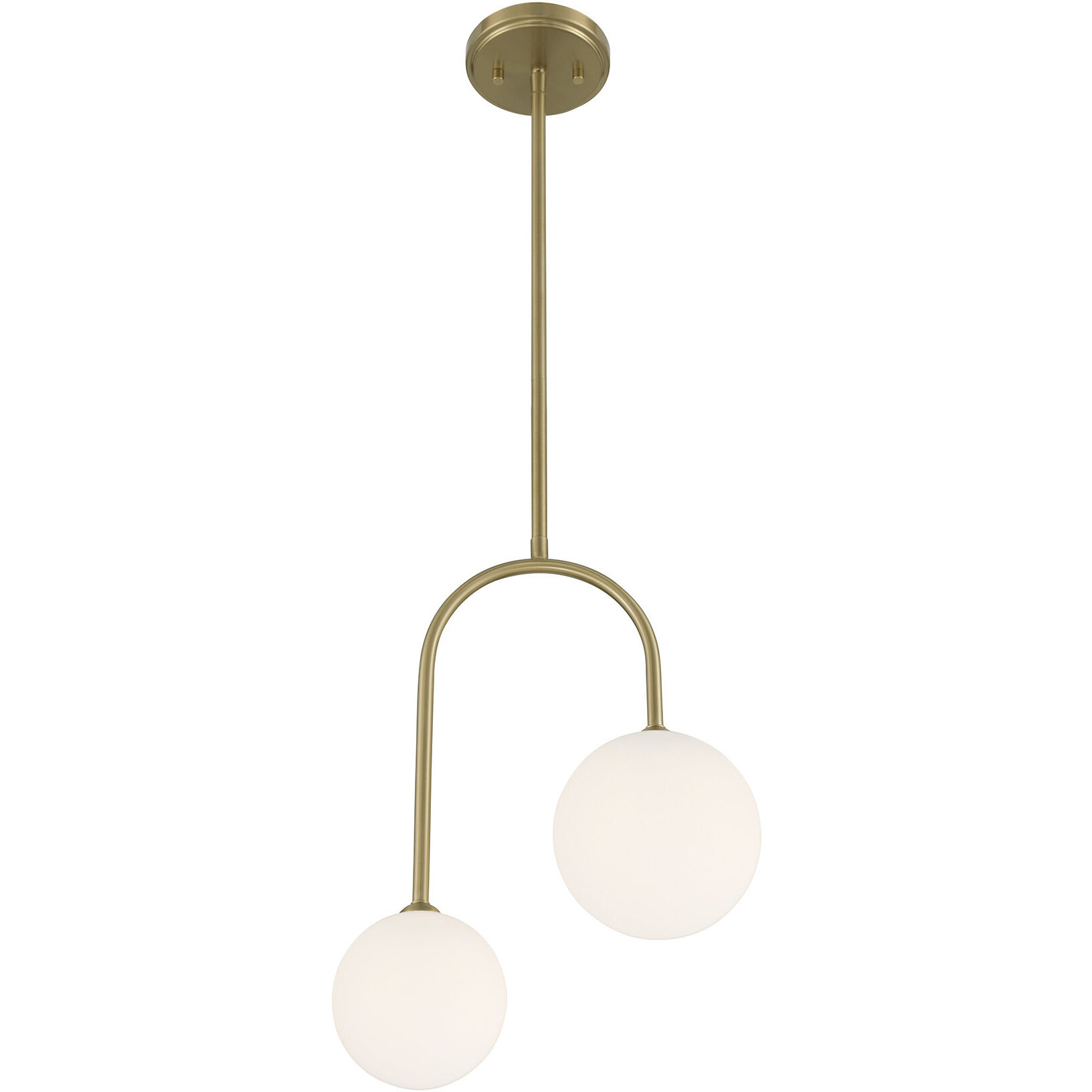 Chester 2 Light 12 inch Noble Brass Pendant Ceiling Light