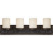 Alsace 4 Light 28 inch Reclaimed Wood Bathroom Vanity Light Wall Light
