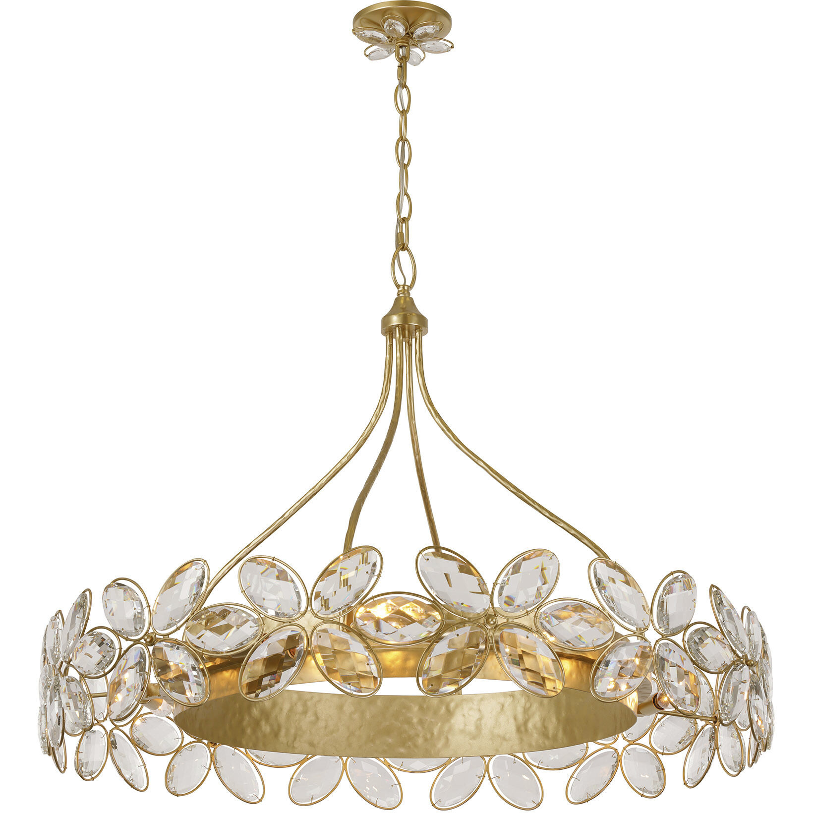 Marbella 14 Light 36 inch Gold Shimmer Chandelier Ceiling Light