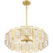 Portia 5 Light 26 inch True Gold Chandelier Ceiling Light