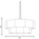 Shelby 6 Light 30 inch Gold Patina Pendant Ceiling Light