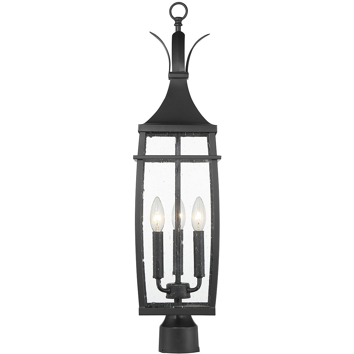 Montpelier 3 Light 29 inch Black Outdoor Post Lantern