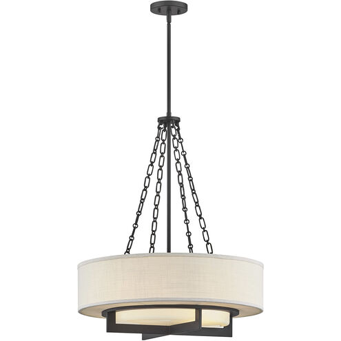 Brentwood 4 Light 24 inch Matte Black Pendant Ceiling Light