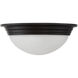Savoy House 2 Light 11 inch English Bronze Flush Mount Ceiling Light