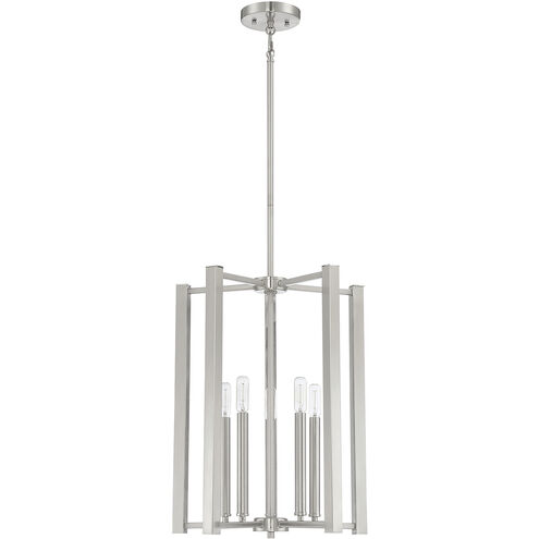 Benson 5 Light 15.5 inch Satin Nickel Pendant Ceiling Light, Essentials