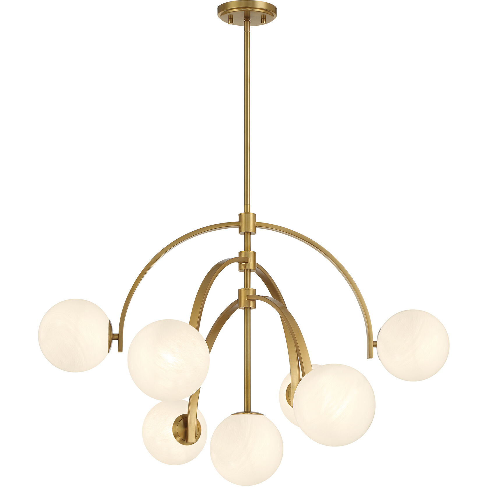Savoy House 1-3319-7-322 Marias 7 Light 32 inch Warm Brass