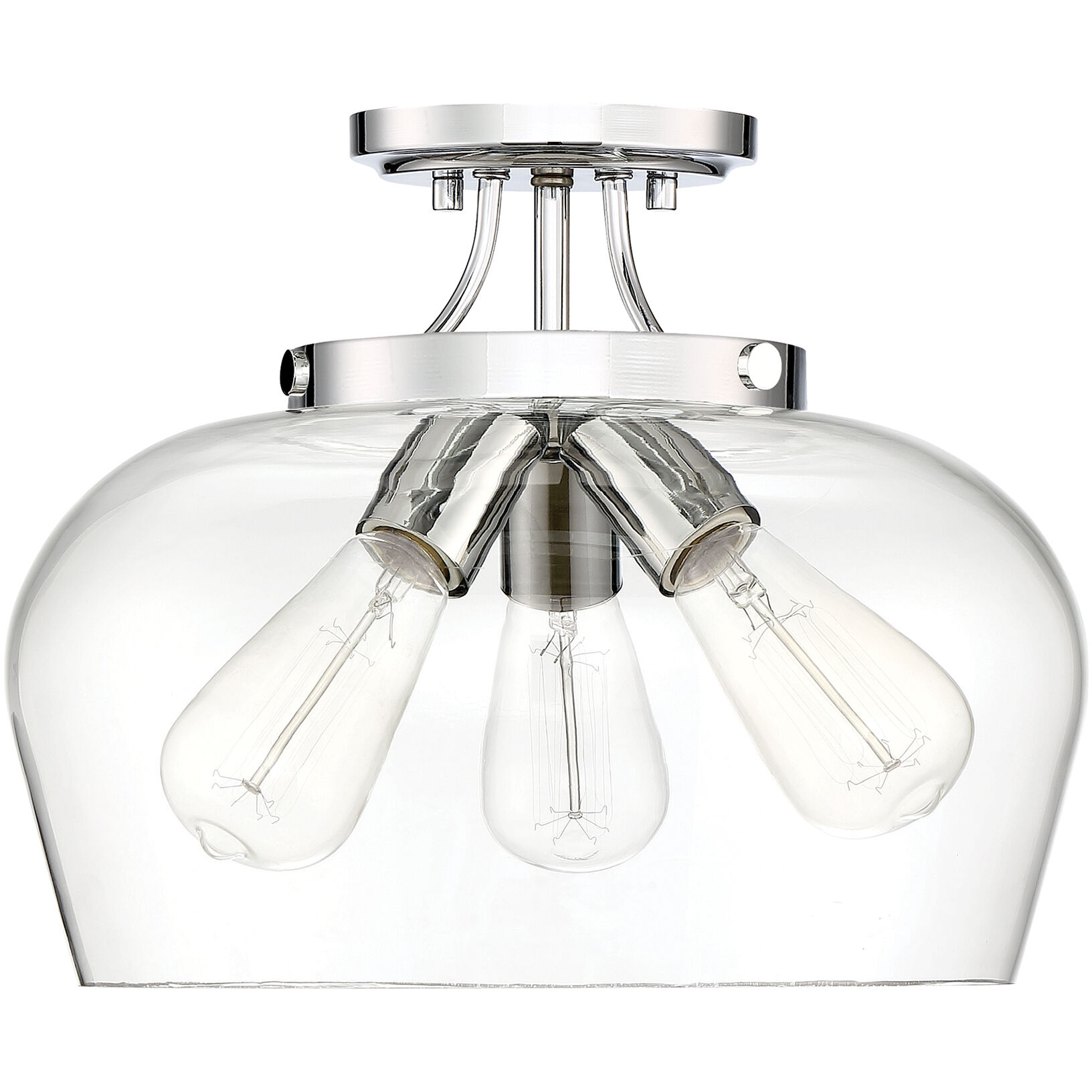 Silver semi flush ceiling lights cheap