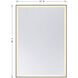 Paulding 60 X 42 inch Black LED Mirror