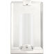 Ridgefield 1 Light 7 inch Polished Nickel Sconce Wall Light
