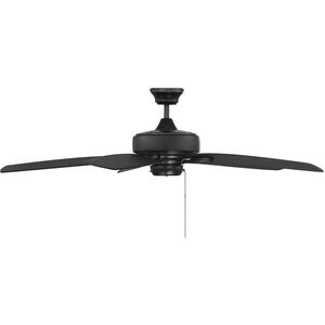 Wind Star 52 inch Matte Black Ceiling Fan